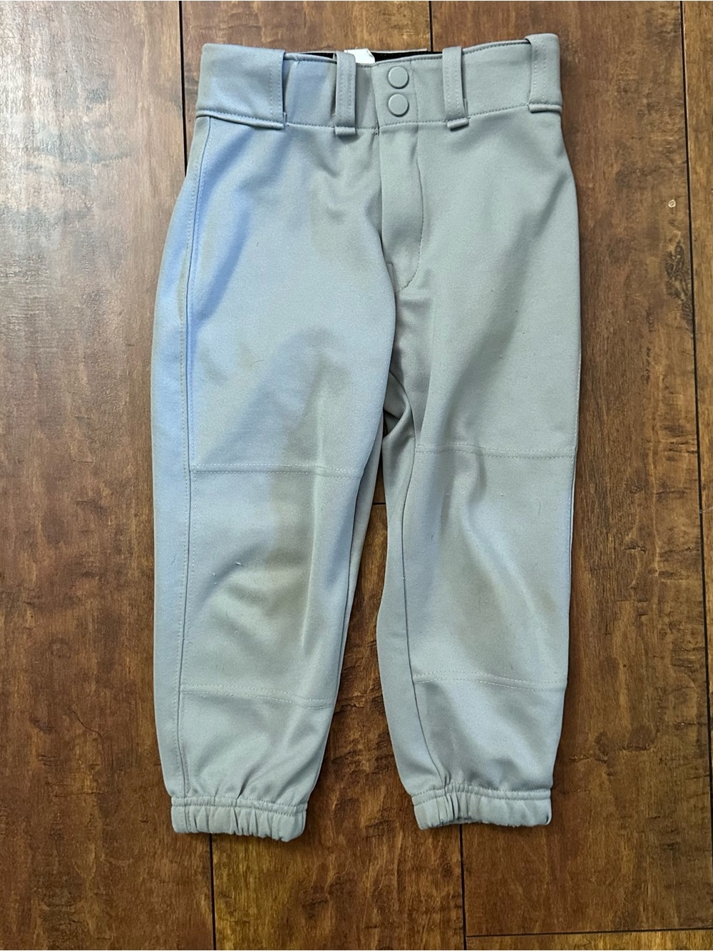 Franklin Light Gray Youth Baseball Pants XS/S